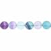 Flourite : Ball-Plain - 12mm Diameter, No Grade - Sold by: 16 Inch Strand. with Angel Mountain Beads