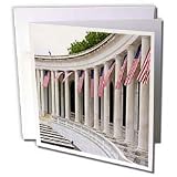 Florene Patriotic - Memorial Day In Arlington National Cemetery - Greeting Cards-12 Greeting Cards with envelopes