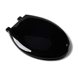 Tools & Hardware : Comfort Seats C1B3E4S-90 EZ Close Deluxe Plastic Toilet Seat, Elongated, Black