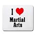 I Love/Heart Martial Arts Mousepad