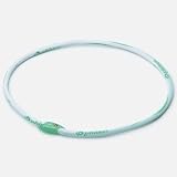 ファイテン（Phiten）チタンネックレス50cm（ラクワネックエアービーンズ）メンズレディス【グリーン/50（cm）】