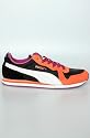 Puma The Cabana Racer II in Fluo Peach, White & Hollyhock,Sneakers for Women