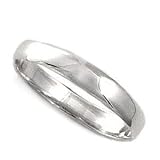 Sterling Silver Wedding Bands 4 mm - Sizes: 6-12