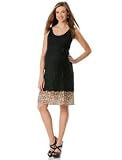 A Pea in the Pod Collection: Velvet Sleeveless Belted Maternity Dress
