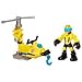 Transformers Rescue Bots Playskool Heroes Action Figure Set Axel Frazier Microcopter_s-1