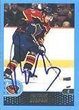 Patrik Stefan, Atlanta Thrashers, 2001 Topps Autographed Card
