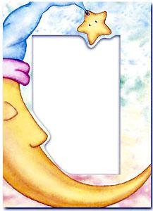BEDTIME MOON Photo Insert Childrens Card sold 