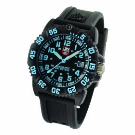 Luminox #7053 Women's Colormark 38mm - 7050 Series Watch (Black Dial/Blue Print)