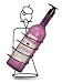 V.C. Grapes Counter Display includes 12-17oz Pump Bottles+ 1 FREE Tester and Counter Display