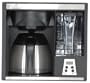 Built in Coffee Maker, Hanging Coffee Maker, 10 Cup. Stainless / Black