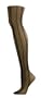 Jessica Simpson Women's Macrame Net Tight,Chocolate,M/T