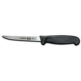 R H. Forschner by Victorinox 5-Inch Straight Boning Knife, Black Fibrox Handle by R.H. Forschner Victorinox