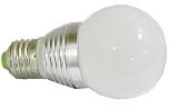 LED - 230 Lumen - 3 Watt Ball Bulb - Up to a 40 Watt Replacement - Warm White (3000 Kelvin)