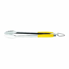 Bodum Fyrkat Barbeque and Grill Tongs, YellowBODUM Fyrkat Barbeque and Grill Tongs