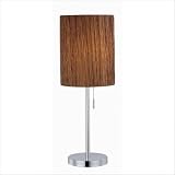 Livlig Table Lamp in Chrome Finish: Chrome /Coffee