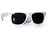 Produkt-Bild: Neo Wayfarer Brille WEISS mit Brillen Beutel
