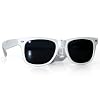 Tedd Haze Wayfarer Brille WEISS mit Brillen Beutel