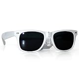 Tedd Haze Wayfarer Brille WEISS mit Brillen Beutelvon "Tedd Haze"