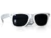 Sports : Neo Wayfarer Brille WEISS mit Brillen Beutel