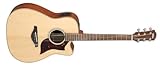 Yamaha A1M 6-String Folk Cutaway Acoustic-Electric Guitar w/ HC-AG1 Hardshell Case