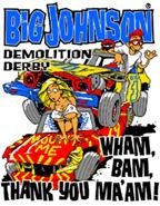 Big Johnson Demolition Derby Sticker