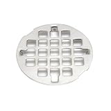 Mountain Chrome 3 1/4 O.D. Snap In Shower Strainer Drain