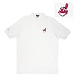 Cleveland Indians MLB "Classic Pique" Polo Shirt (White)
