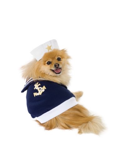 2 Piece Sailor Pup Puppy Costume