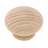 Buy 1-1 2 Wood Round Knob, WHITE BIRCH by Liberty Hardware