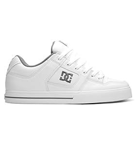 DC Men's Pure Action Sports Shoe,White/Battleship/White,12 M US