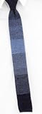 Sayles Striped by Orsini blue wool knit ties