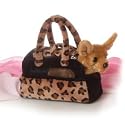 Plush Chihuahua Fancy Pals Pet Carrier 8"