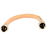 uxcell　シャワーホース　オレンジ　ゴールドトーン　ステンレススチール　プラスチック