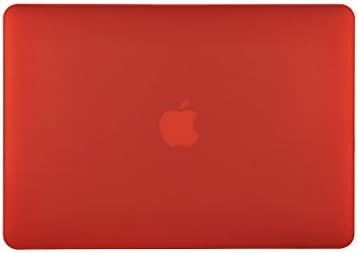 MacBook Air 11" Case TECOOL® 3 in 1 Ultra Slim Multi Colors Plastic Hard Case Cover, Silicone Keyboard Cover and Screen Protection for MacBook Air 11" with TECOOL® Logo Mouse Pad (MacBook Air 11" Model: A1370 and A1465, Red)