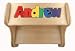 Childrens Custom Made Puzzle Name - 2 Tier Step Stool