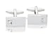 Crystal Effect Fashion Cufflinks 9235