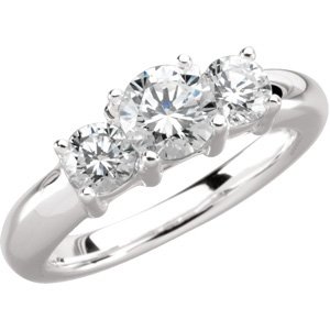14K White Gold Diamond Wedding/Anniversary Band - 1.40 Ct.
