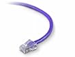 Belkin Patch Cable - RJ-45 (m) - RJ-45 (m) - 25 ft - UTP ( Cat 5E ) - Purple