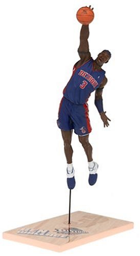 McFarlane Toys NBA Sports Picks Series 5 Action Figure Ben Wallace (Detroit Pistons) Blue Jersey Variant