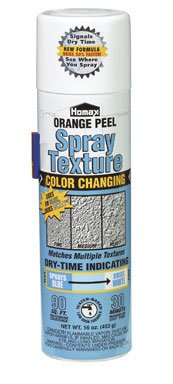 Homax 4096 Color-Changing Drywall Spray Texture, Water-Base, 16-Ounce