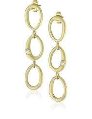 Vicente Agor "Volcanico" Diamond Lava Flow Triple Drop Earrings