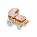 Mud Pie Baby Little Princess Double-Hinged Ceramic Treasure Box for First Tooth and First Curl