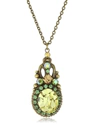 Sorrelli "Water Lily" Crystal Delicate Drop Gold-Tone Pendant Necklace, 20"