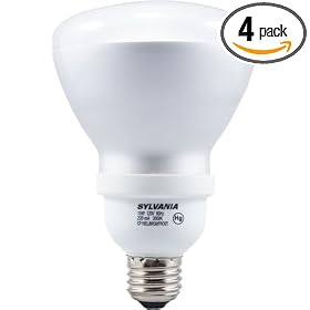 Sylvania 29573 16-Watt 120-Volt Compact Fluorescent R30 Reflector Lamp with Medium Base,... by Sylvania