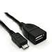 USB-OTG-Adapterkabel Adapter-Kabel Micro-USB-Stecker Typ B / USB-Kupplung Buchse Typ A