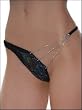 Beaded Peacock Thong