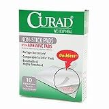 Curad Non Stick Pads 10ct, 10 ea