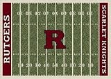 Rutgers Scarlet Knights 7 8 x 10 9 NCAA Home Field Area Rug