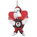 Georgia Bulldogs Ornament - Mascot with Wreath