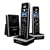 Motorola Motolivn D812 DECT Answering Machine Twin - BLACK